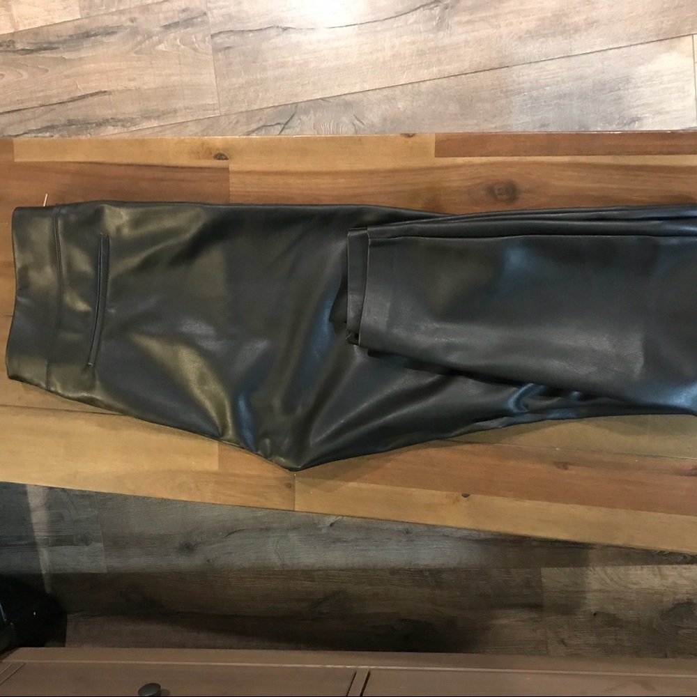 Zara Faux Leather Leggings